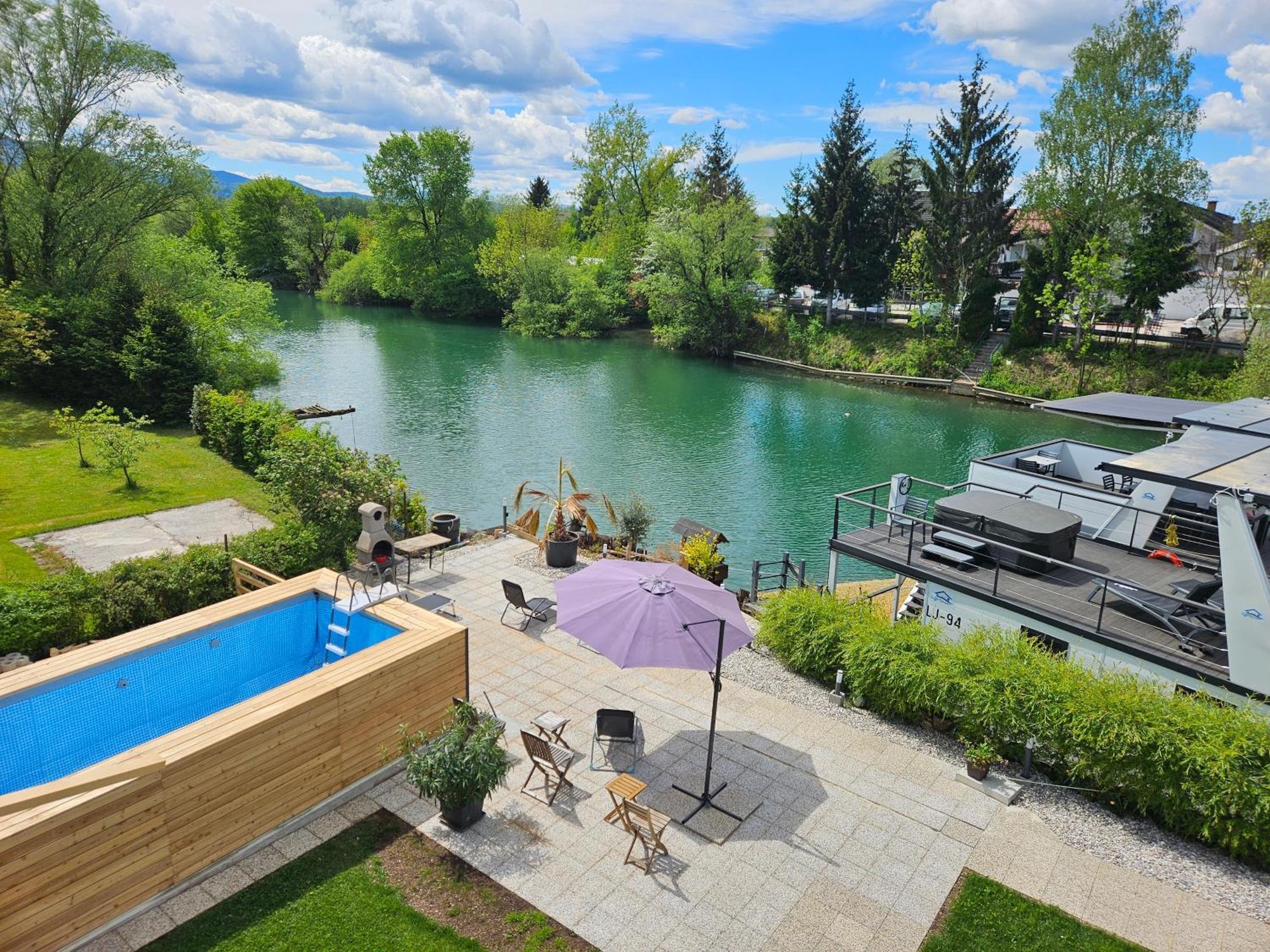 River Houses Ljubljanica Любляна Экстерьер фото